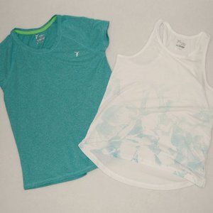 Old Navy Active, Girls Size XL (14), Bundle of 2 Go-Dry Tops